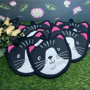 Combo Pack of 6️⃣ Cute Cat Pot Holder
